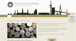 Desktop Screenshot of muenzen-ankauf-hamburg.de